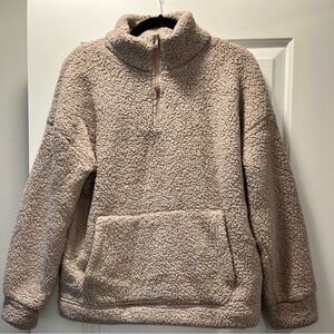American Eagle Sherpa Quarter Zip Sweatshirt
Women's Size M